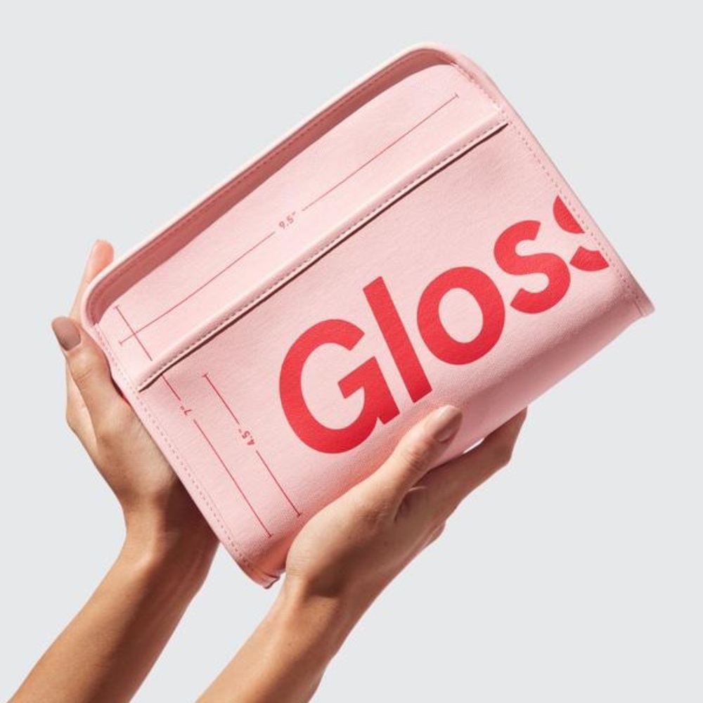 Glossier makeup bag
